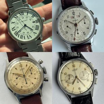 Horloge Omega- Cartier- Heuer- Doxa- Jaeger- Tissot beschikbaar voor biedingen