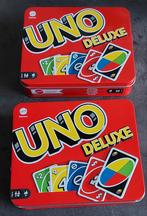 2 nieuwe kaartspelen Uno in blikken doos, Vijf spelers of meer, Ophalen of Verzenden, Nieuw, Mattel games