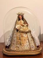 Maria met kind onder glazen stolp, Antiek en Kunst, Antiek | Religieuze voorwerpen, Ophalen