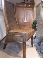 Eetkamerstoelen, Ophalen, Bruin, Riet of Rotan, Zo goed als nieuw