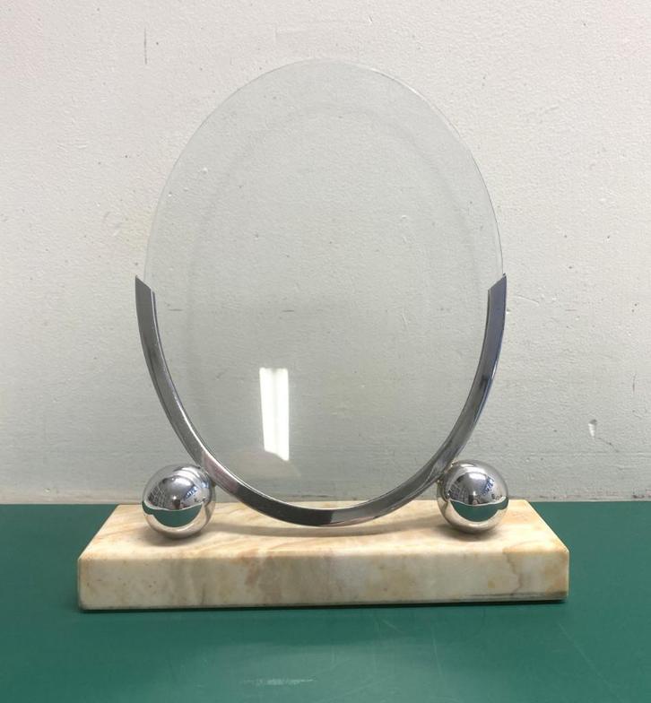 Art Deco ovale FotoKader - Lijst, Antiek en Kunst, Antiek | Woonaccessoires, Ophalen of Verzenden