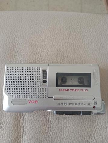 Voicerecorder Sony microcassette-corder M-560V beschikbaar voor biedingen