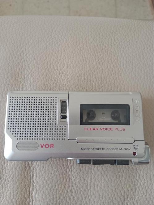 Voicerecorder Sony microcassette-corder M-560V, Audio, Tv en Foto, Bandrecorder, Bandrecorder, Ophalen of Verzenden