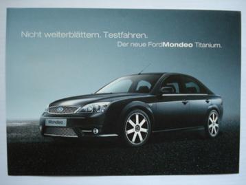 Ford Mondeo Titanium 2003 kaart carte card Postkarte beschikbaar voor biedingen