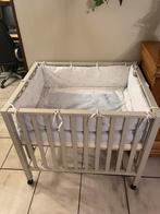Kinder Park of box met bekleding en matras, Kinderen en Baby's, Ophalen, Zo goed als nieuw, Wieltjes