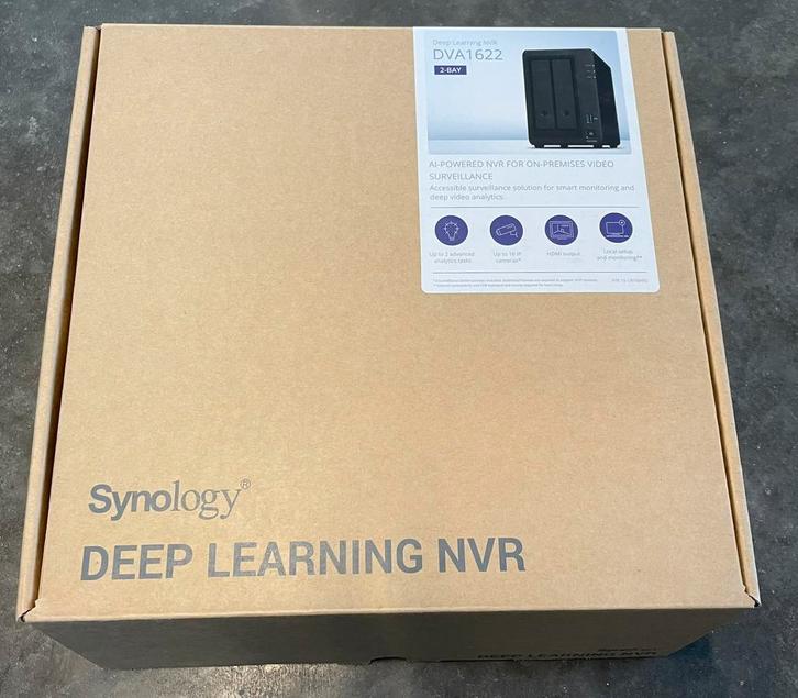 Synology DVA1622 Deep Learning NVR-2-bay- AI videobewaking, Computers en Software, NAS, Gebruikt, Ophalen of Verzenden