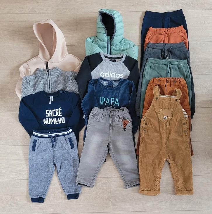 Lot 14 vetements garçon 18 mois, Enfants & Bébés, Vêtements de bébé | Taille 86, Utilisé, Garçon, Autres types, Enlèvement