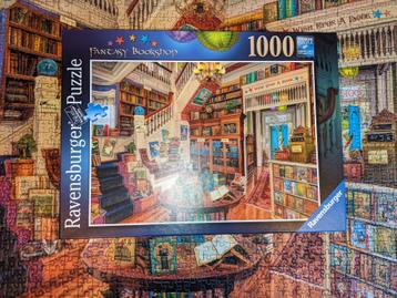 Puzzle Ravensburger Fantasy Bookstore 1000 pièces