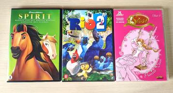 3 DVD's : Rio, Spirit en Sissi beschikbaar voor biedingen