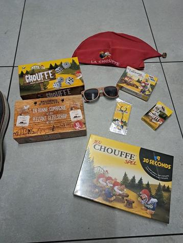 La Chouffe verschillende spelletjes, opener, muts enz beschikbaar voor biedingen