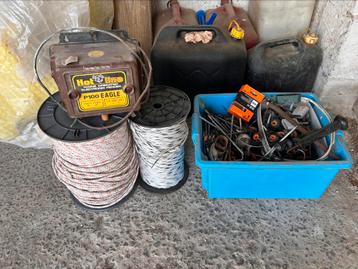 Elektrificator, spoelen, draden en accessoires beschikbaar voor biedingen