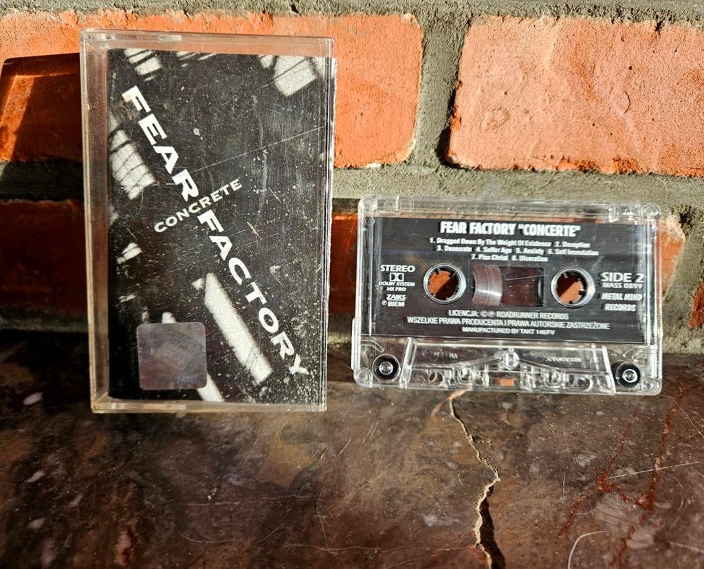 Fear Factory – Concrete cassette | industrial metal / metal, Cd's en Dvd's, Cassettebandjes, Ophalen of Verzenden