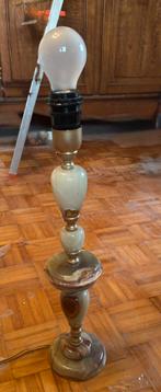 Vintage onyx tafellamp, Ophalen of Verzenden
