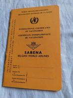 Carnet de vaccination SABENA 1969, Enlèvement ou Envoi, Utilisé, 61 à 80