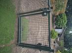 Groen stalen poortje. Locinox., Tuin en Terras, Tuinpoorten, Ophalen, 100 tot 150 cm, 100 tot 150 cm, Zo goed als nieuw