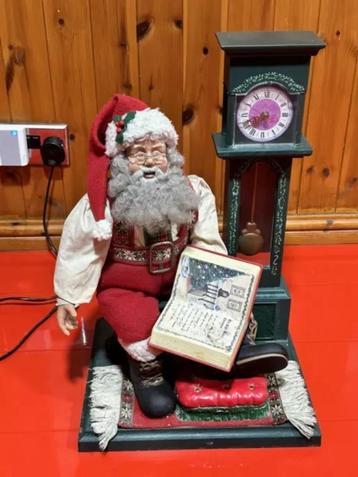 VINTAGE ANIMATED SANTA CLAUSE STORY TELLING CASSETTE PLAYER  beschikbaar voor biedingen