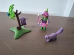Playmobil 9140 - Elfje met uil en stinkdier, Ophalen, Gebruikt, Complete set