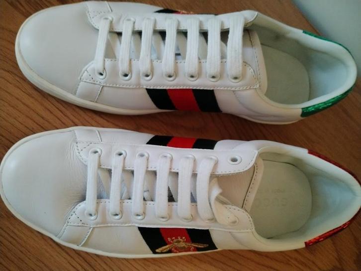 Gucci ace unisex schoenen maat 42, Kleding | Heren, Schoenen, Zo goed als nieuw, Sneakers, Overige kleuren, Ophalen of Verzenden