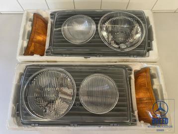 NOS set koplampen Hella H4 L+R voor Mercedes-Benz W123 beschikbaar voor biedingen