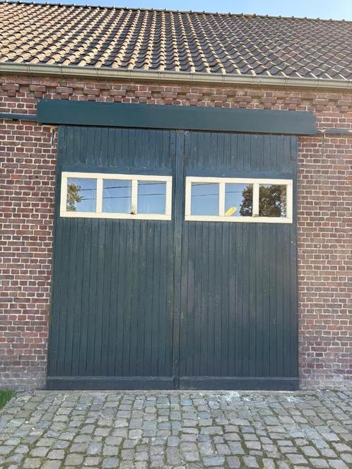 houten poort, Doe-het-zelf en Bouw, Raamkozijnen en Schuifdeuren, Gebruikt, Ophalen