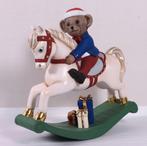 Ours de Noël sur cheval à bascule 93 x 82 x 32 cm