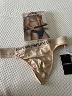 Armani String, Kleding | Heren, Ondergoed, Verzenden, Beige, Emporio Armani, Slip