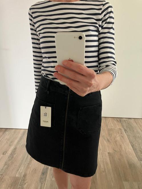 Object A-lijn jeansrok met hoge taille maat S, Kleding | Dames, Rokken, Nieuw, Maat 36 (S), Zwart, Boven de knie, Ophalen of Verzenden
