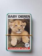 Kwartet BABY DIEREN Piatnik-Wien Spielkarten 4709 volledig, Verzamelen, Ophalen of Verzenden, Gebruikt, Kwartet(ten)