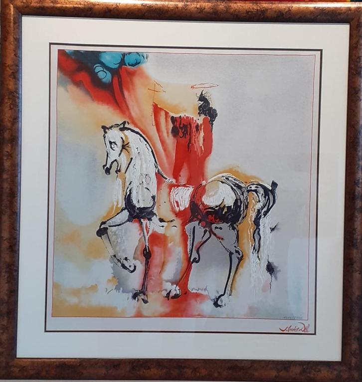 "Le chevalier chrétien" - Salvador Dali, Antiek en Kunst, Kunst | Litho's en Zeefdrukken, Ophalen