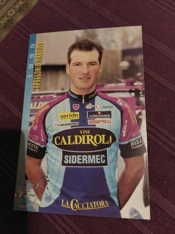 Wielerkaart : Massimo Apollonio / Vini Caldirola 1999 beschikbaar voor biedingen