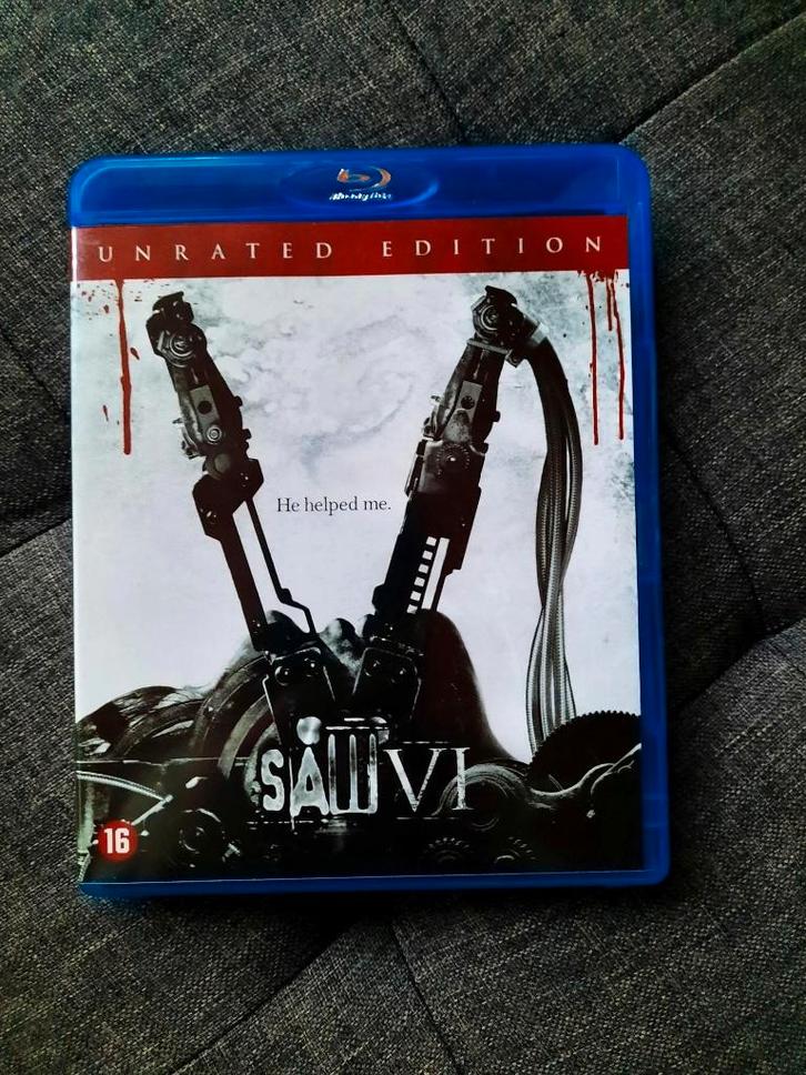 SAW VI - Unrated Edition (Blu Ray), Cd's en Dvd's, Blu-ray, Zo goed als nieuw, Horror, Ophalen