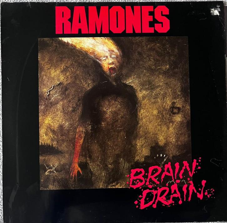 Ramones - Brain Drain LP, Cd's en Dvd's, Vinyl | Hardrock en Metal, Zo goed als nieuw, Ophalen of Verzenden