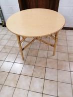 Table en rotin - Diamètre 92 cm, 50 tot 100 cm, Rond, Gebruikt, Vier personen