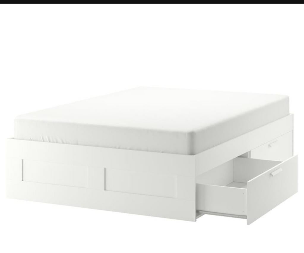 Bed en matras 1m80 op 2m, Maison & Meubles, Chambre à coucher | Matelas & Sommiers, Matelas, Enlèvement