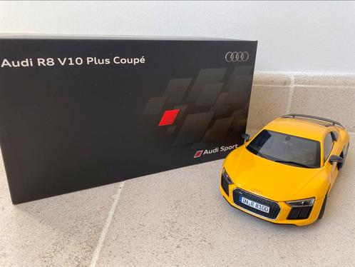 Kyosho/iScale Audi R8 V10 Plus Coupé, Hobby & Loisirs créatifs, Voitures miniatures | 1:18, Comme neuf, Voiture, Kyosho, Enlèvement ou Envoi