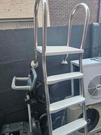 Zwembad lader rvs, Ophalen