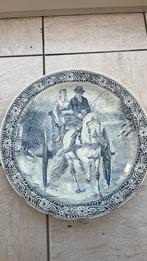 Wandbord delfs blauw, Ophalen