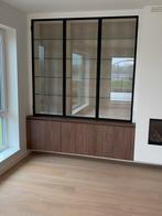 Stalen kader met glazen deuren  voor maatkast., Huis en Inrichting, Kasten | Vitrinekasten, Ophalen, Zo goed als nieuw