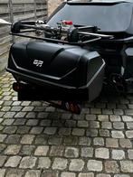 Trekhaakkoffer GP met skihouder voor 4 paar ski’s, Auto diversen, Dakkoffers, Ophalen, Gebruikt
