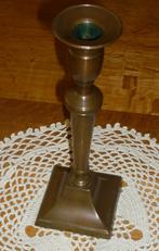 Ancien bougeoir en laiton – Hauteur 25 cm, Antiquités & Art, Enlèvement ou Envoi