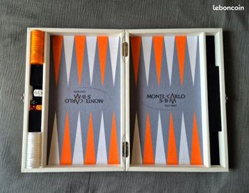 Rare Hector Saxe SBM Casino Monaco Monte Carlo Backgammon beschikbaar voor biedingen