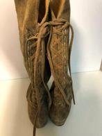 Daim laarzen maat 38, Comme neuf, Brun, Enlèvement, Bottes hautes