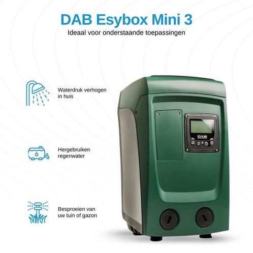 DAB Esybox mini 3 met beugel en 2 aansluitslangen, Doe-het-zelf en Bouw, Sanitair, Ophalen