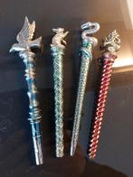 4 stylos à bille Harry Potter, Collections, Utilisé, Enlèvement ou Envoi