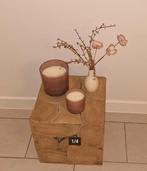 houten bijzettafel / salontafel / nachttafel, Huis en Inrichting, Ophalen, Minder dan 45 cm, Minder dan 55 cm, Gebruikt