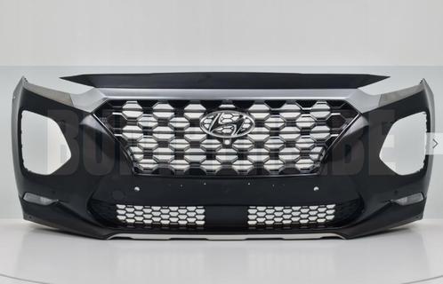 Bumper HYUNDAI SANTA FE IV 2019 4XPDC Voorbumper, Auto-onderdelen, Carrosserie, Bumper, Voor, Gebruikt, 6 maanden garantie, Ophalen of Verzenden
