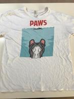 T-Shirt Paws, Maat 52/54 (L), Ophalen of Verzenden, Wit, Zo goed als nieuw