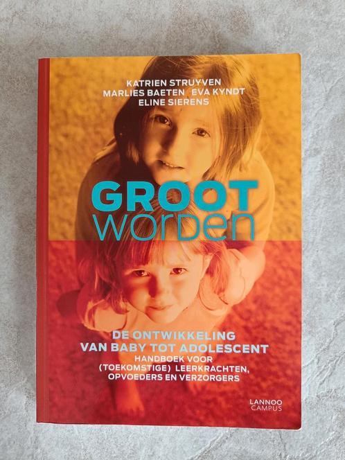 Groot worden, Boeken, Psychologie, Zo goed als nieuw, Ontwikkelingspsychologie, Ophalen of Verzenden