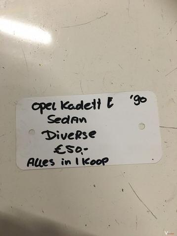 Opel kadett E 1990 sedan beschikbaar voor biedingen