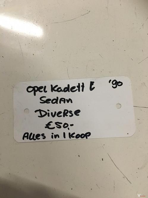 Opel kadett E 1990 sedan, Auto-onderdelen, Overige Auto-onderdelen, Gebruikt, Ophalen